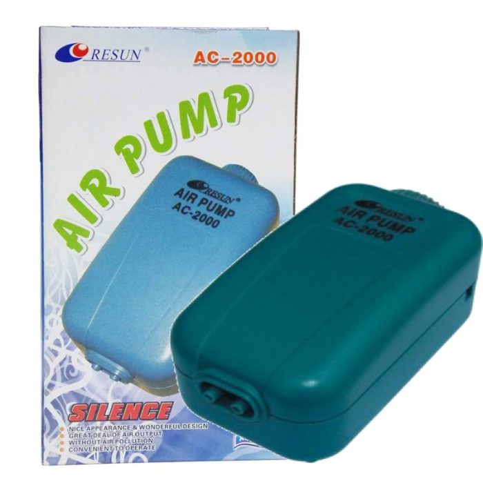 Resun Ac-2000 Çift Çıkışlı Akvaryum Hava Motoru (3 Watt)