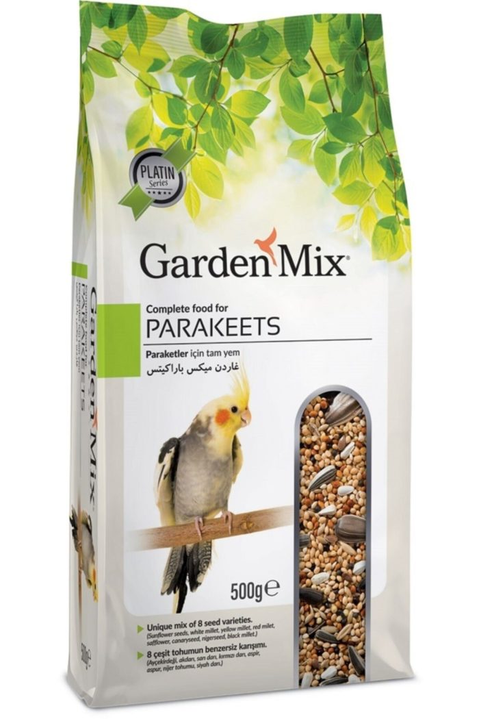 500 Gram Garden Mix Platin Paraket Sultan Cennet Papağanı Yemi