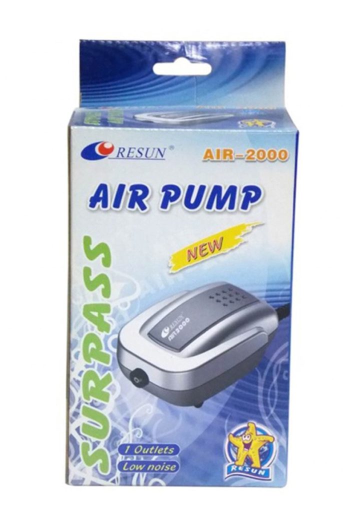 Resun Air 2000 Tek Çıkışlı Akvaryum Hava Motoru 1,8 L/Dk