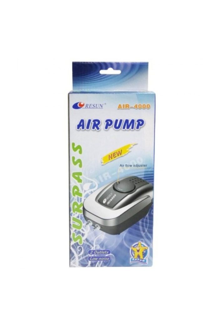Resun Air 4000 Çift Çıkışlı Hava Motoru 4.5 lt/dk+Hediyeli