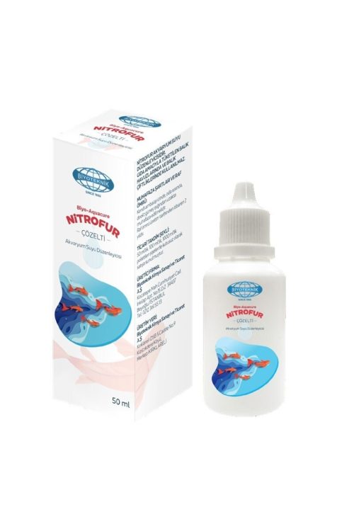 6 Adet Biyo Aquacure Nitrofur 50 Ml Akvaryum Su Düzenleyici