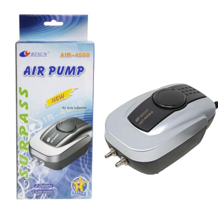 Resun Air 4000 Çift Çıkışlı Hava Motoru 4.5 lt/dk