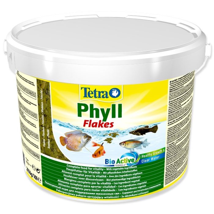 Tetra Phyll Flakes Vegetable Bitkisel Pul Yem 10 Lt/2050 Gram