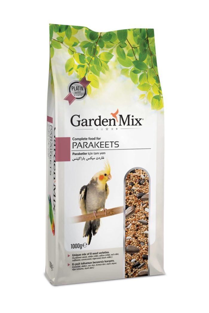 1 Kg Garden Mix Platin Paraket Sultan Cennet Papağanı Yemi