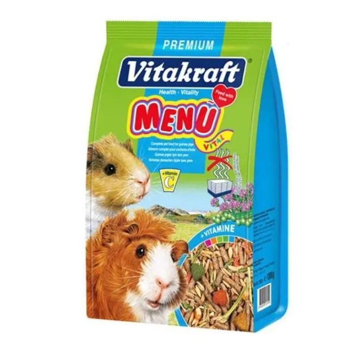 Vitakraft Menü Premium Ginepig Yemi 1000 Gr x 5 Adet