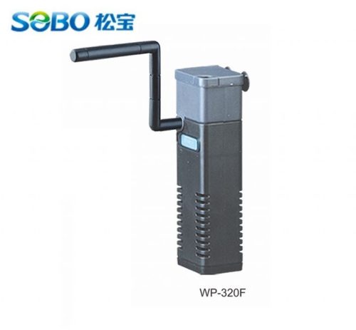 Sobo Wp-320F Akvaryum İç Filtresi 500 Lt/Saat, Şelale Aparatlı